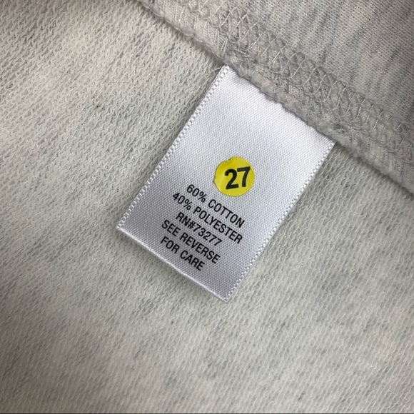 SO V-Neck Crop Top Tee Stone Heather - Picture 13 of 17